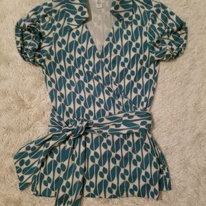 Original Diane Von Furstenberg  (DVF) Wrap Top